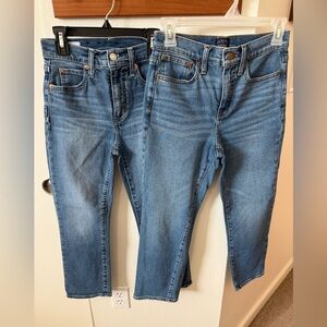 J. Crew Factory and Gap petite jeans 24/00P